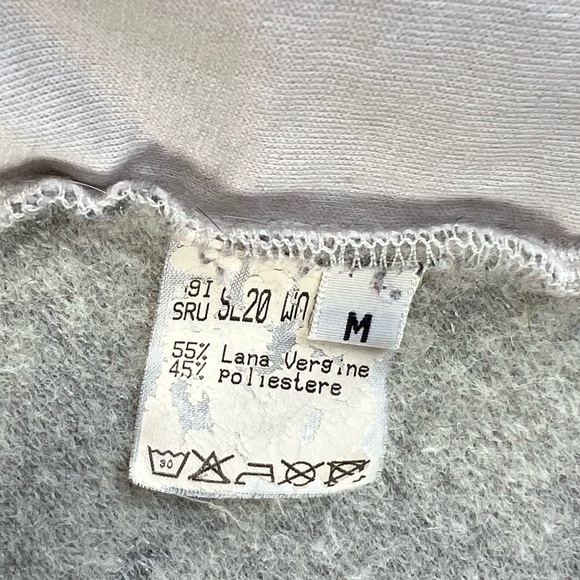 RAF by RAF SIMONS/Men's Hooded Asymmetrical Zip Up Mesh/Textured Jacket Cream M - Picture 3 of 7